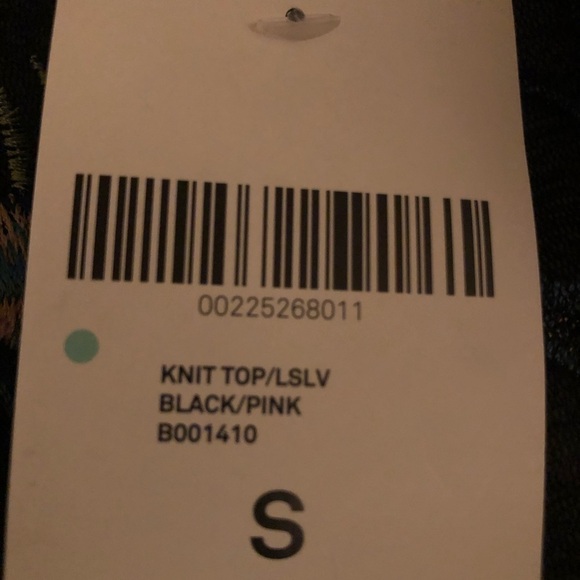 NWT Forever 21 Mesh Black Bird Embroidered Top S - Picture 5 of 6